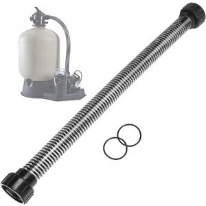 155710 Pool Pump to Filter Hose Assembly for Pentair to Sand Dollar Filter, compatible with Sta-Rite Crystal-Flo Sand Filter Hose - (30" Length)