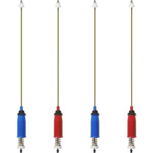 WH16X10158 WH16X10159 4PCS Washer Suspension Rod Set Compatible with G-E Hot-point Washer Replace PS3654190 AP5632455 PS3654191 2754602 GTWN2800D2WW HSWP1000M4WW