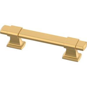 Franklin Brass Adjusta-Pull Chamfered Edge (5-Pack) Adjustable Drawer Pulls/Cabinet Handles 1-3/8" to 4" Hole Center Modern Gold Hardware Kitchen Door, Drawers, Dressers, Furniture P49106-117-B