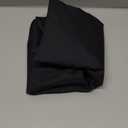 Black Waterproof Stretch Tablecloth for Square Table 30"x30", Wipeable Table Covers for Indoor Outdoor Events Holidays Decor