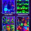 40W Black Light Bar, LED Blacklight with 6FT Cord & Switch, Black Lights for Glow Party, Halloween, Birthday, Body Paint, Bedroom, Classroom, Each Light Up 22x22ft, 1 Pack