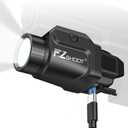 EZshoot 500 Lumens Pistol Light, Rechargeable Light with Strobe Mode, Lightweight Handgun Lights Compatible with GL and Picatinny Rail, Picatinny Flashlight for Home Defense and Hunting