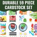 Zoom in VBS Classroom Bulletin Board Set - 59 Pieces, Vacation Bible School Supplies, 16 x 24.5