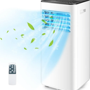 Portable Air Conditioner 10000 BTU, 3-in-1 AC Unit with Dehumidifier, Fan Modes, 24H Timer, Remote Control, Window Kit, Quiet AC Unit Cools Rooms to 350 Sq.Ft