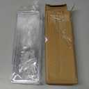 Wiwaplex Cable Organizer Storage Box Plastic Cable Cord Management Box Power Cord Organizer Case with 10Pcs Rubber Ties for Office, Home, Desk Accessories Storage Stationery Supplies