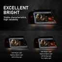LED Headlights Assembly Fit Ford F150 2004-2008/2006-2008 Lincoln Mark LT | Driver and Passenger Side,Clear Lens Chrome Housing Amber Reflector,DOT Approved,Fit F150 2004-2008 Headlamps,Waterproof