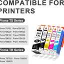 Refillable 280XL 281XL 280 XL 281 XL Ink Cartridges Compatible for PIXMA TR8620 TR8620a TS702 TS702a TS6120 TS6220 TS6320 TS8120 TS8220 TS8320 TR7520 TR8520 TS9120