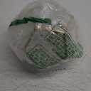 NCYP Glass Terrarium for Small Cactus, Succulents - Gold Geometric Planter Pot, Home Office Tabletop Miniature Garden Decor, 6.89 x 6.89 x 5.9 Inches, Handmade (No Plants, No Door)