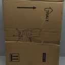 TRALT Ergonomic Office Chair - Desk Chair with Wave High Back Adjustable Lumbar Support Computer Chair - Gaming Chairs Mesh Backrest and PU Leather Seat for Home Reading Chairs to Adults(Grey)