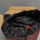 Heated Sleeping Bag pad, Operated by 5V/2A USB Power Supply (Battery NOT Included). Black & Red Flannel.