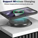 for Samsung Galaxy S24 Ultra Case,Shockproof Dropproof Dustproof Galaxy S24 Ultra Case,Heavy Duty Protection Samsung S24 Ultra Case 6.8 Inch (Black)