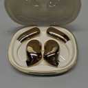 AI Language Translation Earbuds, 140 Languages AI Translation ANC Noise Reduction 360° Sound Real Time Translator Headphones for Travel Business Learning (White+Gold)