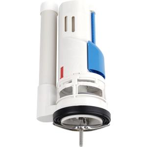2 Inch Toilet Flush Valves Toilet Repair Kit Dual Flush Valve Replacement Fit for One Piece Toilet Top Push Button Valve (8" Height)