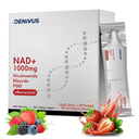 NAD Supplement 1000mg Pure Organic, Nicotinamide Riboside & Resveratrol with PQQ, NAD+ Berry Flavor Sticks for Anti-Aging, Energy, Focus (30 Packets), EXP 2027/04/10 