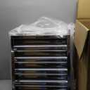 Stainless Steel Commercial Kitchen Hood Filter 19.5 W x 15.5 H Inch Range Hood Baffle for Grease Rated Commercial Kitchen Exhaust Hood 4 Grooves Hood Filter (5 Pack)