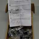 Home Expert Black Cabinet Knobs 10 Pack Matte Black Square Knobs and Drawer Pulls for Kitchen Cabinets and Closet Door