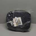 20Ft Universal Garage Door Bottom Threshold Seal Strip with 20oz Glue Gel, Weatherproof Rubber DIY Weather Stripping Replacement - Black