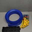 Nicmore Flexible Race Track Toy Set: 15ft DIY Bendable Ramp with Suction Cups – Portable Roll-Up Car Track for Kids Compatible with 1:64 Diecast Cars – Birthday Christmas for Boys Girls Ages 3+