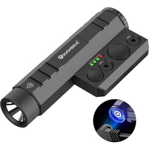 TOUGHSOUL Mlok/Picatinny Tactical Flashlight 2400 Lumen with Momentary Strobe Function, Weapon Light with Rechargeable Battery and Battery Level Indicator