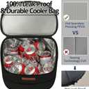 Camping Cooler Backpack 30 45 Cans, Soft Backpack Coolers Insulated Leak Proof Travel Cooler Bag Waterproof Lunch Picnic Beach Work Trip Thermal Bag Drink Beverage Beer Bag Cooler
