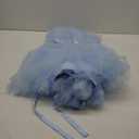 FTBY Women Tiered High Low Prom Dress Bow Sash Tulle Homecoming Pageant Dresses Hot Pink Long (4, Lightblue)