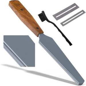 Guitar Fret Crowning File, Dual Side Fret Crowning Tool Files, Fret polishing kit, Luthier Tools, Professional High Carbon Steel Design for Electric, Acoustic, Bass Guitar