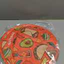 12 Inch Tortilla Warmer Pouch, 2Pcs Insulated Microwavable Fabric Tortilla Warmer Pouch to Keep Food Warm for Corn Flour Taco Pizza Bread up to One Hour (2 pack Black&Orange)