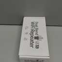 WiFi Extender, Long Range WiFi Repeater, WiFi Range Extender, Covers Up to 12880 Sq.ft, Easy Set Up for Home, WiFi Extender Signal Booster, Dual Band Wireless Booster (Black-05)