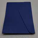 Enyuwlcm PU Leather A4 File Folder Document Holder Waterproof Portfolio Envelope Folder Case with Invisible Magnetic Closure Blue