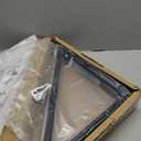 Military Flag Display Case for Burial Flag - Fits a Folded 5' x 9.5' Flag Military Flag Box - Wooden Frame with Glass with Wall Mount - Flag Display Case for Burial Flag Black