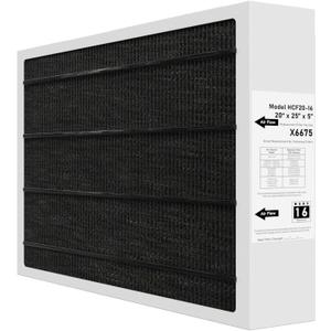 X6675 Merv 16 Air Filter 20x25x5 Efficient Air Filter Compatible with Lennox X6675 and Lennox HCC20-28 Furnace HVAC System, Part Number HCF20-16 1 Pack