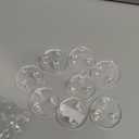 Jetec 8 Pcs Rock Display Stands - 3 Peg Clear Acrylic Easels & Holders for Fossil, Coral, Geodes, Agate