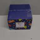 BUCLA 100Pieces Gold Plastic Plates - 6.25 Inch White with Gold Rim Disposable Salad/Dessert/Appetizer/Small Cake Plates Premium Hard - Ideal for Wedding, Party