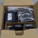 Panasonic Cordless Phone with Answering Machine, Advanced Call Block, Bilingual Caller ID and High-Contrast Display, Expandable System with 2 Handset Cordless Telephones - KX-TGD832M (Metallic Black)