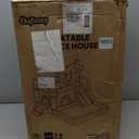 Outfunny Inflatable Bounce House, Kids Bouncy House for Boys 3-12 with Slide, Outdoor & Indoor, 450W Blower - Blue