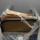 Bronze Metal Outdoor Side Table with Tempered Glass Top Set of 2 – Elegant Small 16" Square Patio Table – Durable Weather-Resistant Coffee Bistro Accent End Table for Outside and Garden