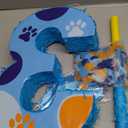 16 Inch Number 3 Dog Paw Pinata with 16 Inch Piñata Stick Blindfold Confetti for Boy Girl Kids 3rd Birthday Party Decorations (3rd)