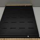 1U Sliding Rack Shelf 19" Server Rack Mount Cabinet 14"-22" Adjustable Depth 4 Post
