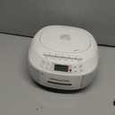 Greadio CD Player Boombox Cassette Player Combo with Bluetooth,AM/FM Radio,Stereo Sound with Remote Control,AUX/USB Drive,Tape Recording,AC/DC Powered,Headphone Jack,LCD Display for Home,Kids,Gift (White)