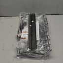 SWTYMIKI Over the Door Shoe Organizer - Adjustable 4 Tier Hanging Shoe Rack Organizer, Metal Heavy Duty Behind Door Storage or Wall Mount Shoes Shelf for Flats, Heels, Sneakers, Boots (Black)