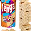 Hasbro Gaming Jenga Wooden Blocks Stacking Tumbling Tower Game | Party Games for Kids & Families | Stocking Stuffers | Ages 6+