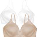 Bestform Women's 5006255 Cotton Wireless Bra with Lightly Lined Cups, 36B