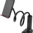 360Degree Rotatable Guitar Phone Stand Plastic Clip Holder for Home Use Skid Design Supports and Devices for Music and Video Enjoyment Black