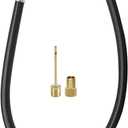 Quick Air Release Extention Replacement Hose for Tire Inflators | Portable Air Compressor | Tire Valve Air Chuck Lock | Air Tire Inflator Pump Hose | Presta Valve + Ball Needle (10''/25.4cm)