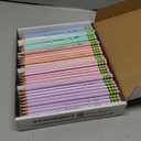 Ticonderoga Wood-Cased Pencils, Pre-Sharpened, 2 HB Soft, Pastel Colors, 150 Count