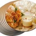 JAMBALAY 12 Round Mirror Centerpieces for Tables, 12PCS Color Glass Mirror Table Centerpieces, Mirror Plates, Mirror Tray for Wedding, Party Centerpieces and Christmas Decorations, Gold