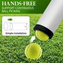 Tennis Ball Tube Picker Upper | DIY No-Bend Retriever Saves 70% Time | Multi-Scoop for Tennis/Pickleball Coaches & Players