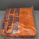 Premium Orange River Cooler Carrier 50 Quart- Heavy Duty, Commercial Grade, Inflatable