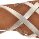 Amazon Essentials womens Casual Strappy Sandal (6.5, Gold)