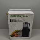 Cold Press Juicer, 5.5inch Wide Feed Chute Juicer Machine, Slow Masticating Juicer for Whole Vegetables & Fruits, Black